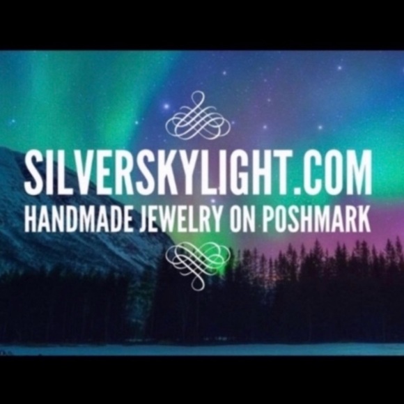 Set ! Dark red garnet snowflake necklace + earrings winter xmas set - Picture 14 of 14